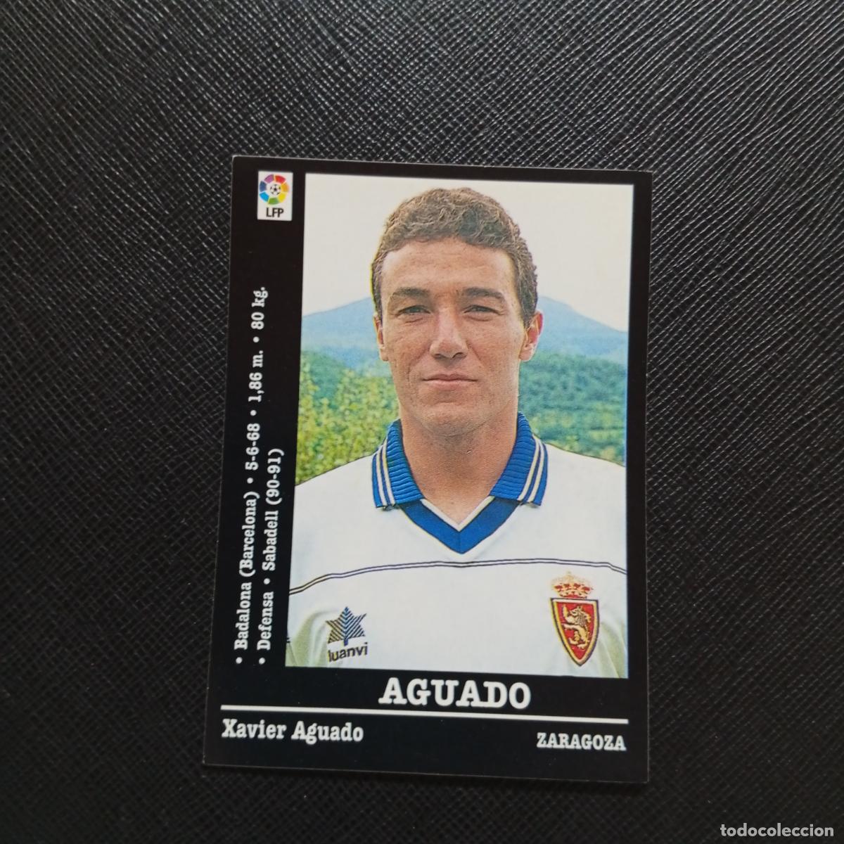 Figurine di Calcio: 55 AGUADO ZARAGOZA PANINI 2000 2001 CROMO FUTBOL 00 01 LIGA - SIN PEGAR - A165 PG307 B