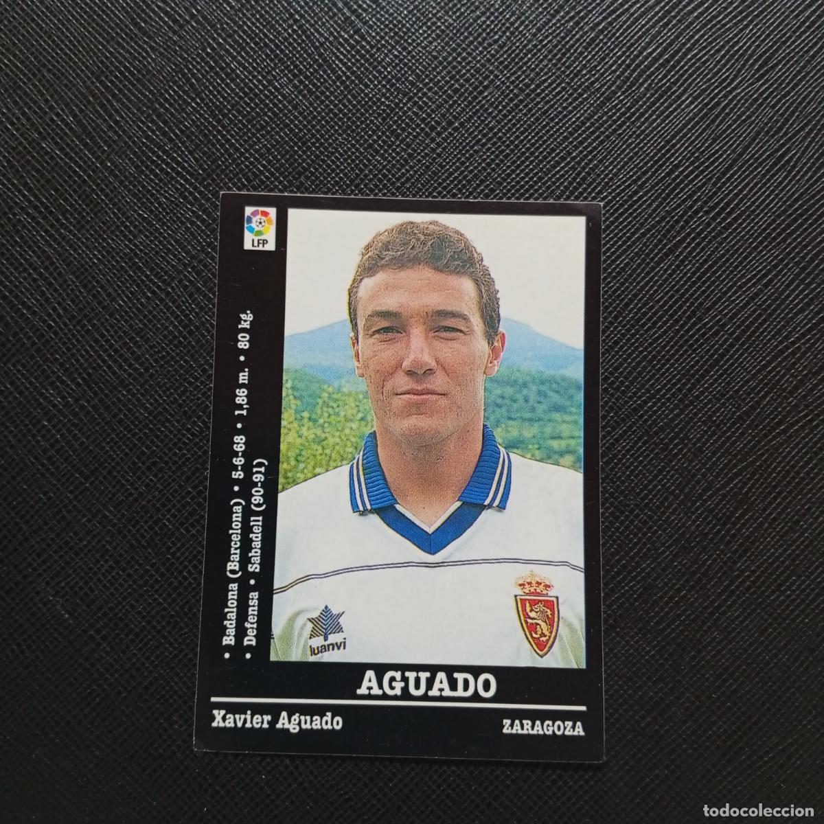 Cromos de F&uacute;tbol: 55 AGUADO ZARAGOZA PANINI 2000 2001 CROMO FUTBOL 00 01 LIGA - SIN PEGAR - A165 PG316