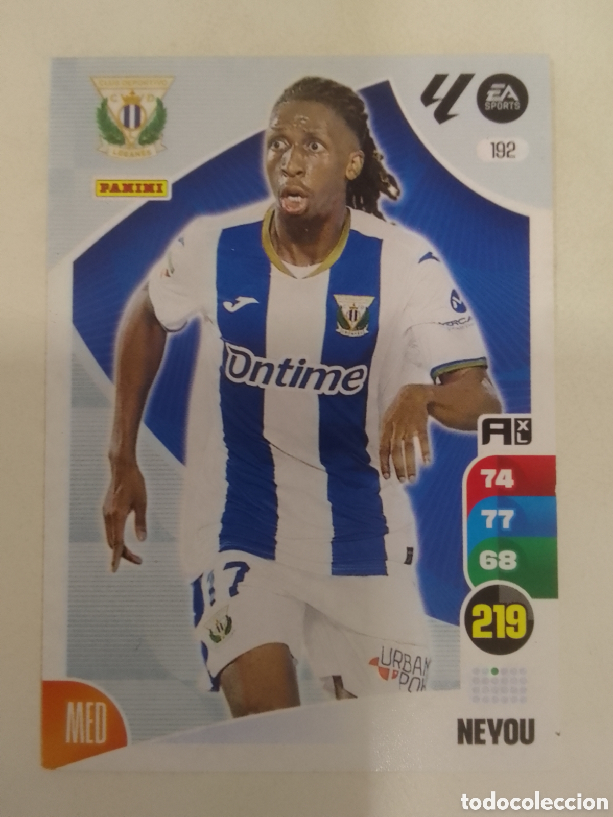 Cromos de F&uacute;tbol: Adrenalyn XL 2024-25 n&deg; 192 Neyou &bull; Legan&eacute;s.