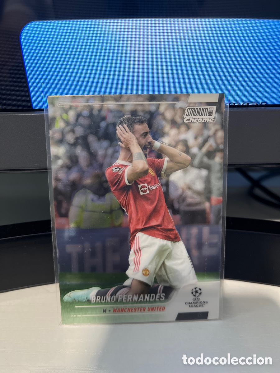 Cromos de F&uacute;tbol: Bruno Fernandes topps Chrome 2022 M&aacute;nchester united