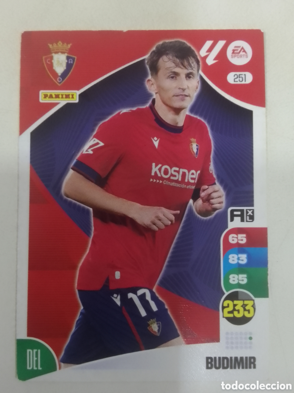 Figurine di Calcio: Adrenalyn XL 2024-25 n&deg; 251 Budimir &bull; Osasuna.