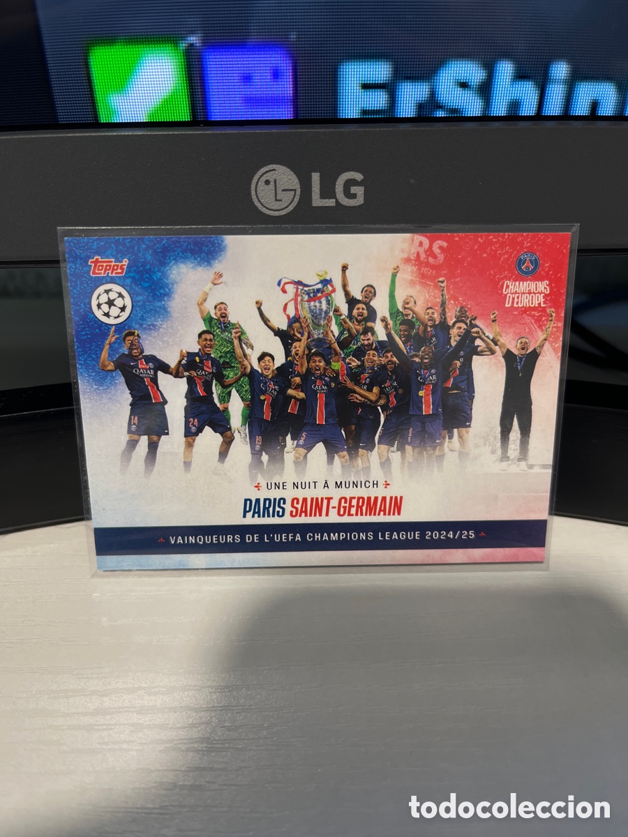 Cromos de F&uacute;tbol: PSG champions d&rsquo;europe