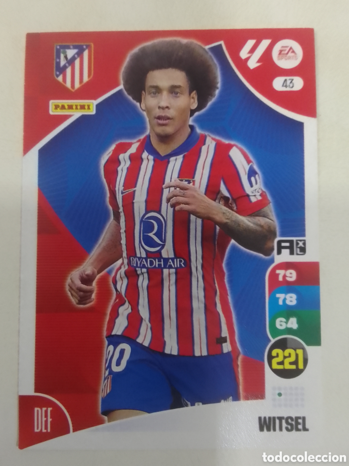 Cromos de F&uacute;tbol: Adrenalyn XL 2024-25 n&deg; 43 Witsel &bull; Atl&eacute;tico de Madrid.