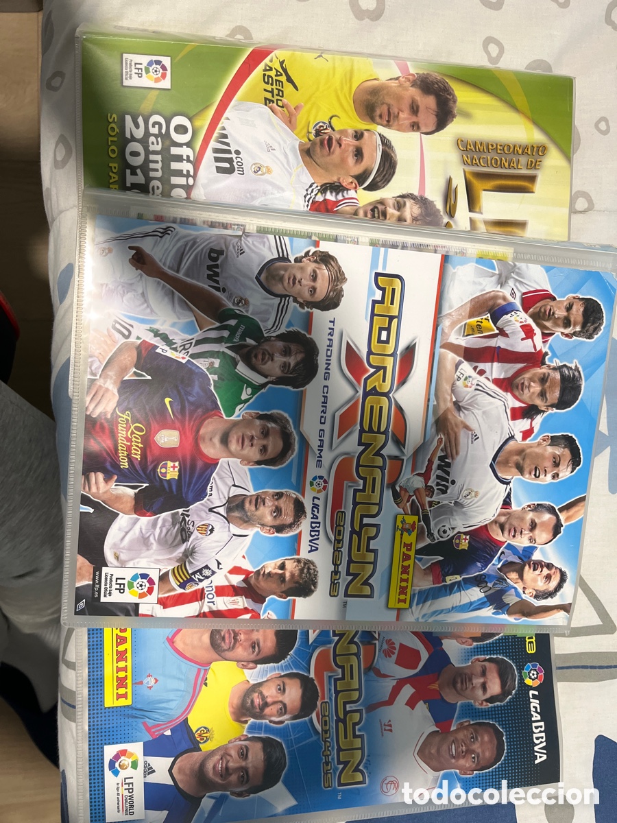 Cromos de F&uacute;tbol: Cromos adrenalyn 2010/11, 2012/13, 2014/15 y mundicromo