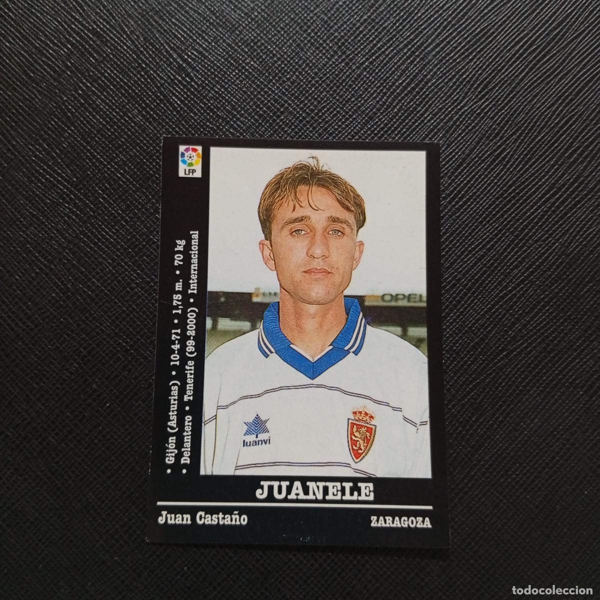 Cromos de F&uacute;tbol: 65 JUANELE ZARAGOZA PANINI 2000 2001 CROMO FUTBOL 00 01 LIGA - SIN PEGAR - A165 PG325