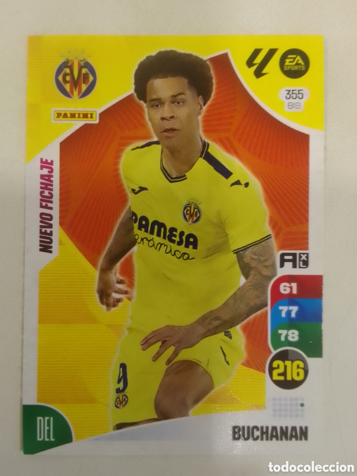 Cromos de Futebol: Adrenalyn XL 2024-25 n&deg; 355 BIS Buchanan &bull; Villarreal. NUEVO FICHAJE.
