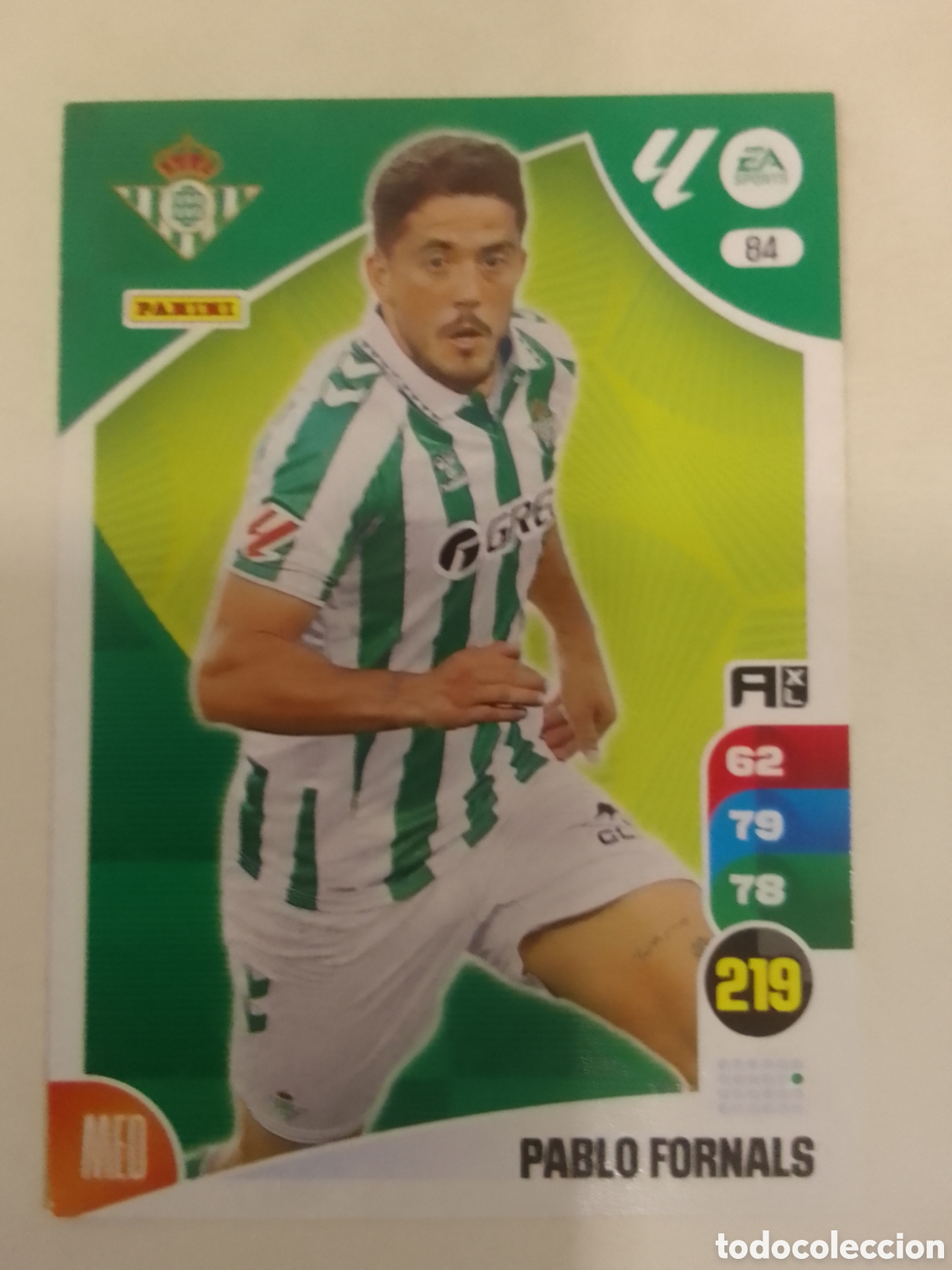 Cromos de F&uacute;tbol: Adrenalyn XL 2024-25 n&deg; 84 Pablo Fornals &bull; Betis.