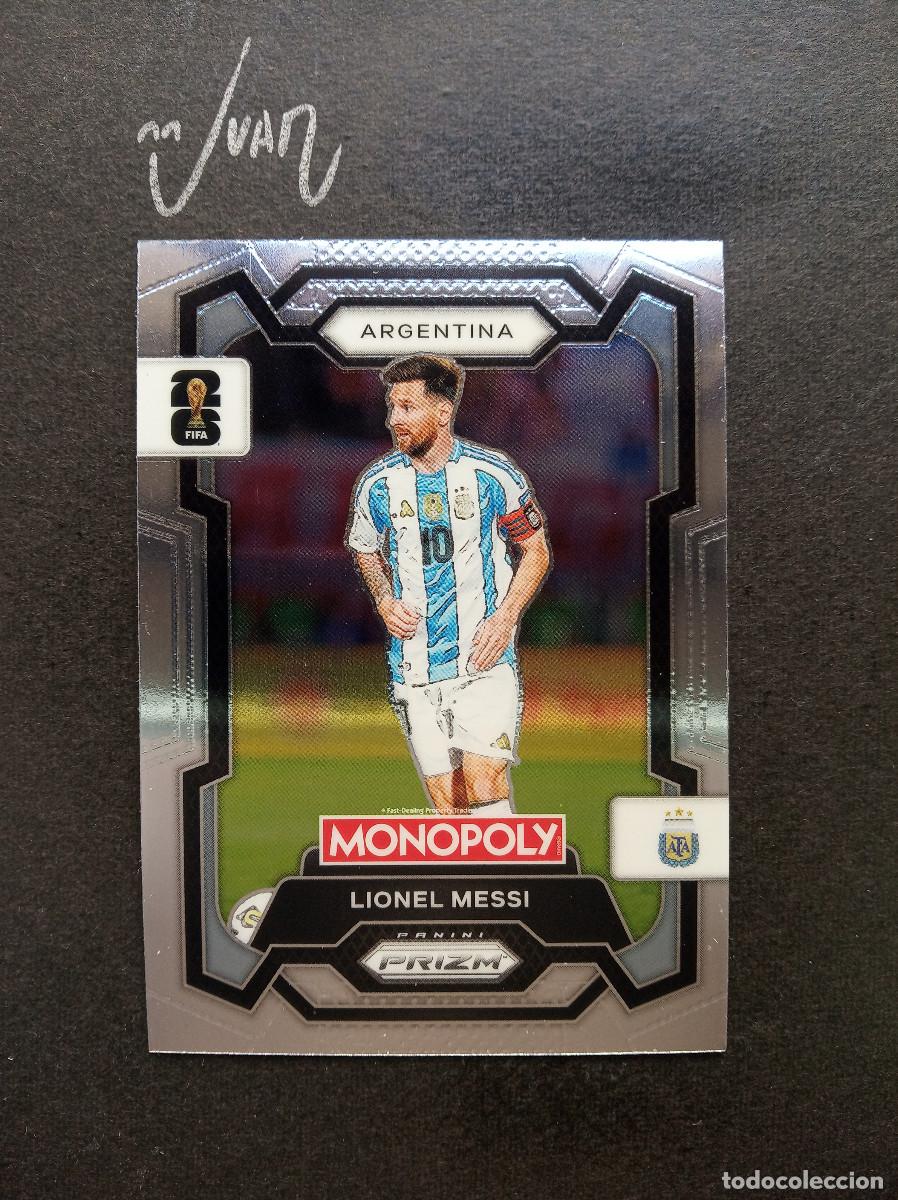 Cromos de F&uacute;tbol: N&ordm; 1 MESSI ARGENTINA INER MIAMI FC BARCELONA ⚽ PANINI &reg; MONOPOLY PRIZM FIFA WORLD CUP 2026 26 NUEVO