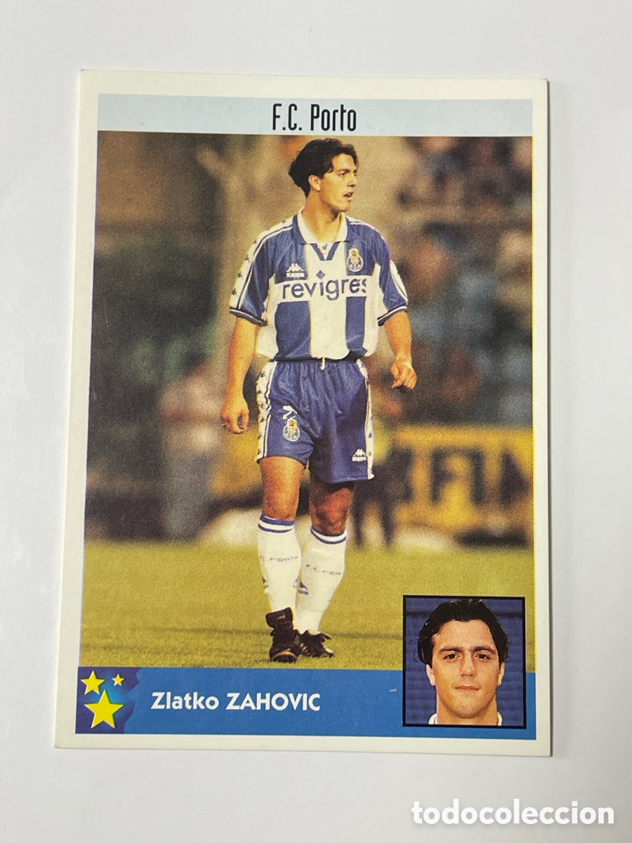 Cromos de F&uacute;tbol: Zlatko Zahovic Oporto Panini Los mejores equipos de Europa 1997/98 #189