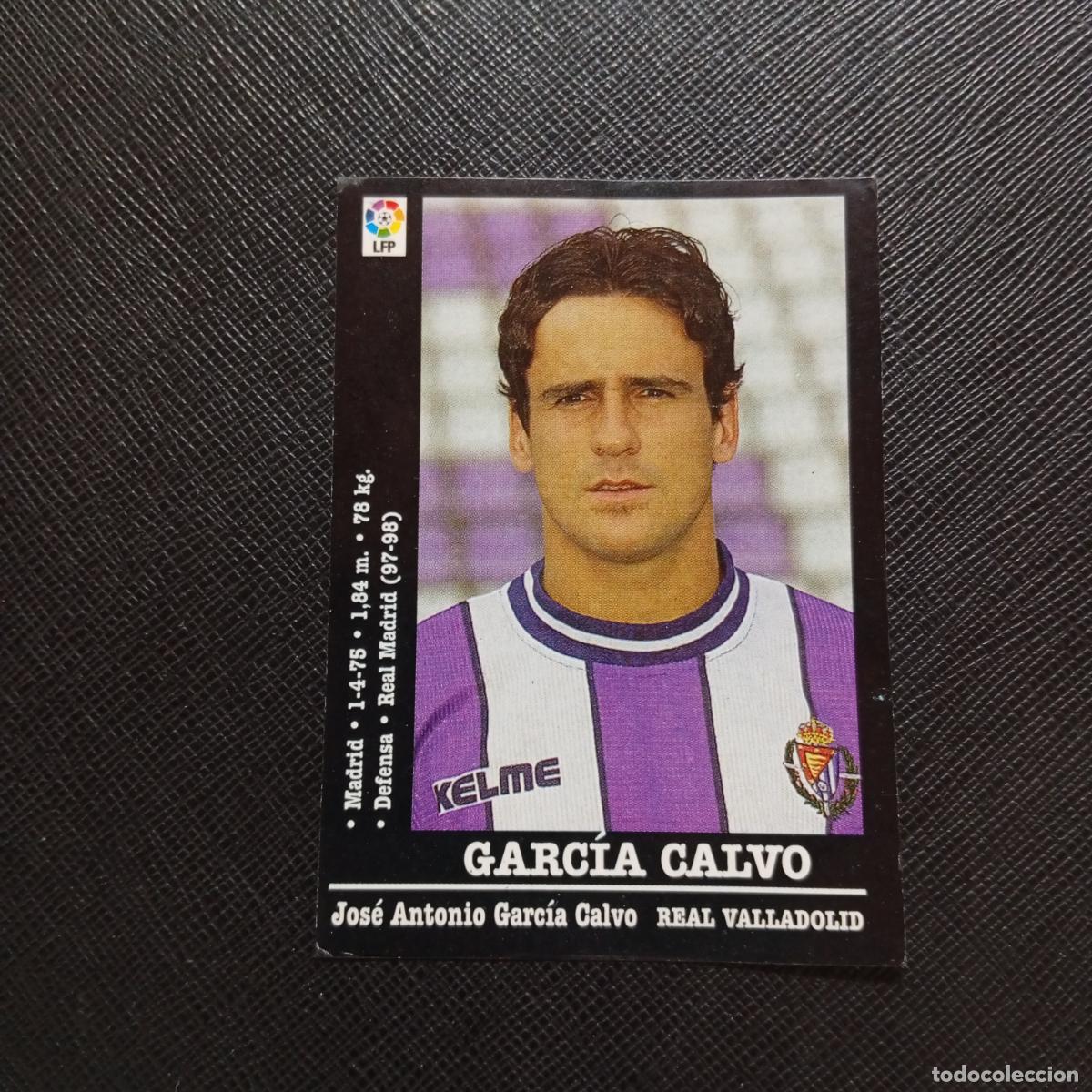 Figurine di Calcio: 125 GARCIA CALVO VALLADOLID PANINI 2000 2001 CROMO FUTBOL 00 01 LIGA - SIN PEGAR - A165 PG334