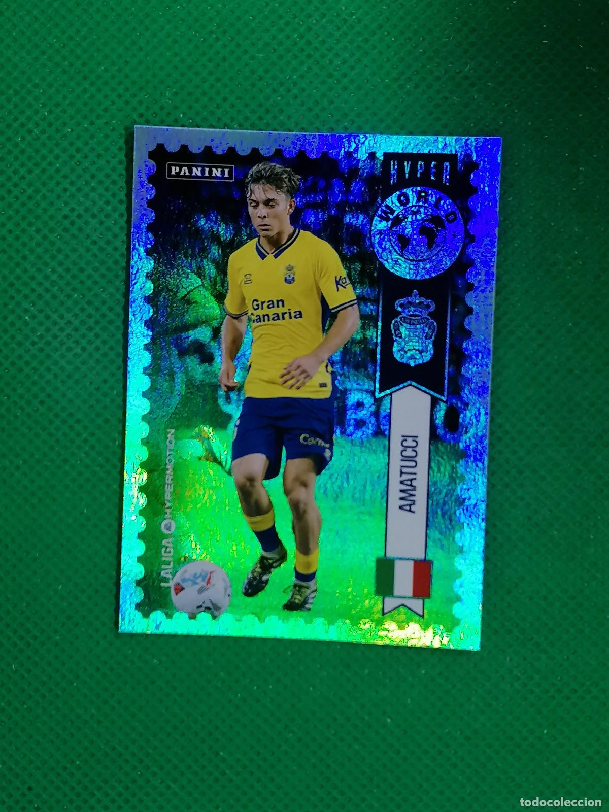 Football Stickers: 439 AMATUCCI LAS PALMAS HYPER WORLD SERIES ⚽ PANINI LIGA HYPERMOTION 25 26 2025 2026 ⚽