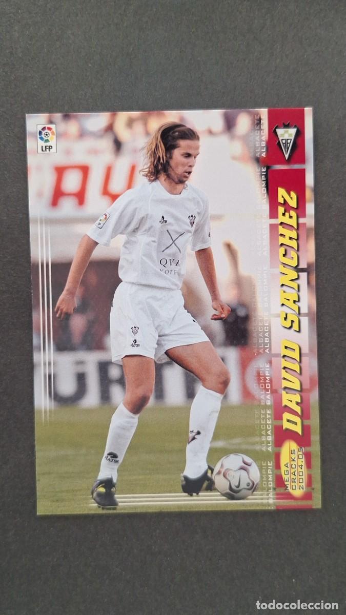 Football Stickers: L2 DAVID SANCHEZ ALBACETE BALOMPIE 13 PANINI MEGACRACKS 2004 2005 04 05