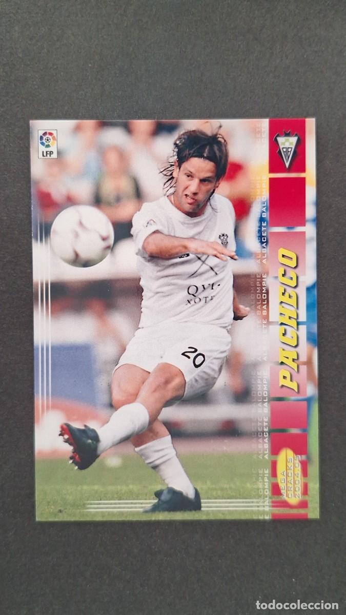Football Stickers: L2 PACHECO ALBACETE BALOMPIE 16 PANINI MEGACRACKS 2004 2005 04 05