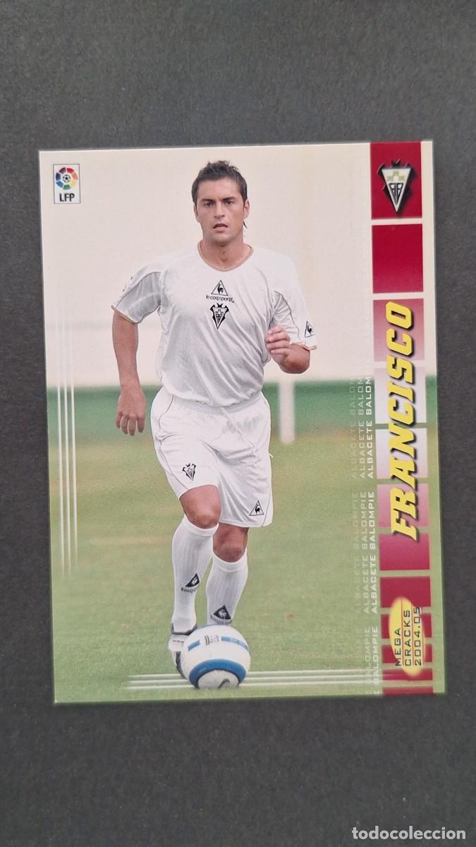 Football Stickers: L2 FRANCISCO ALBACETE BALOMPIE 18 PANINI MEGACRACKS 2004 2005 04 05