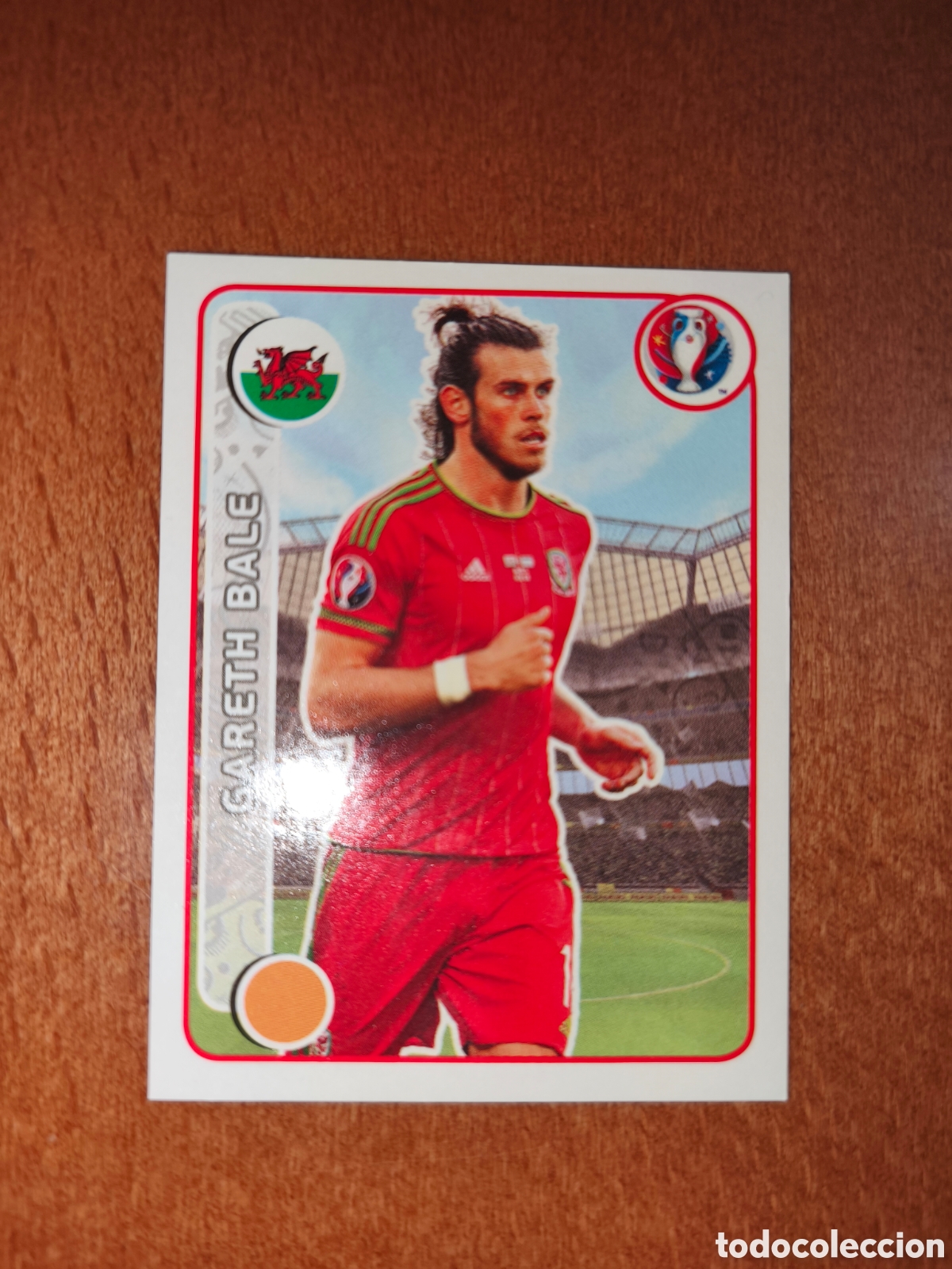 Football Stickers: Gareth Bale n&deg;201 UEFA Euro 2016 Gales