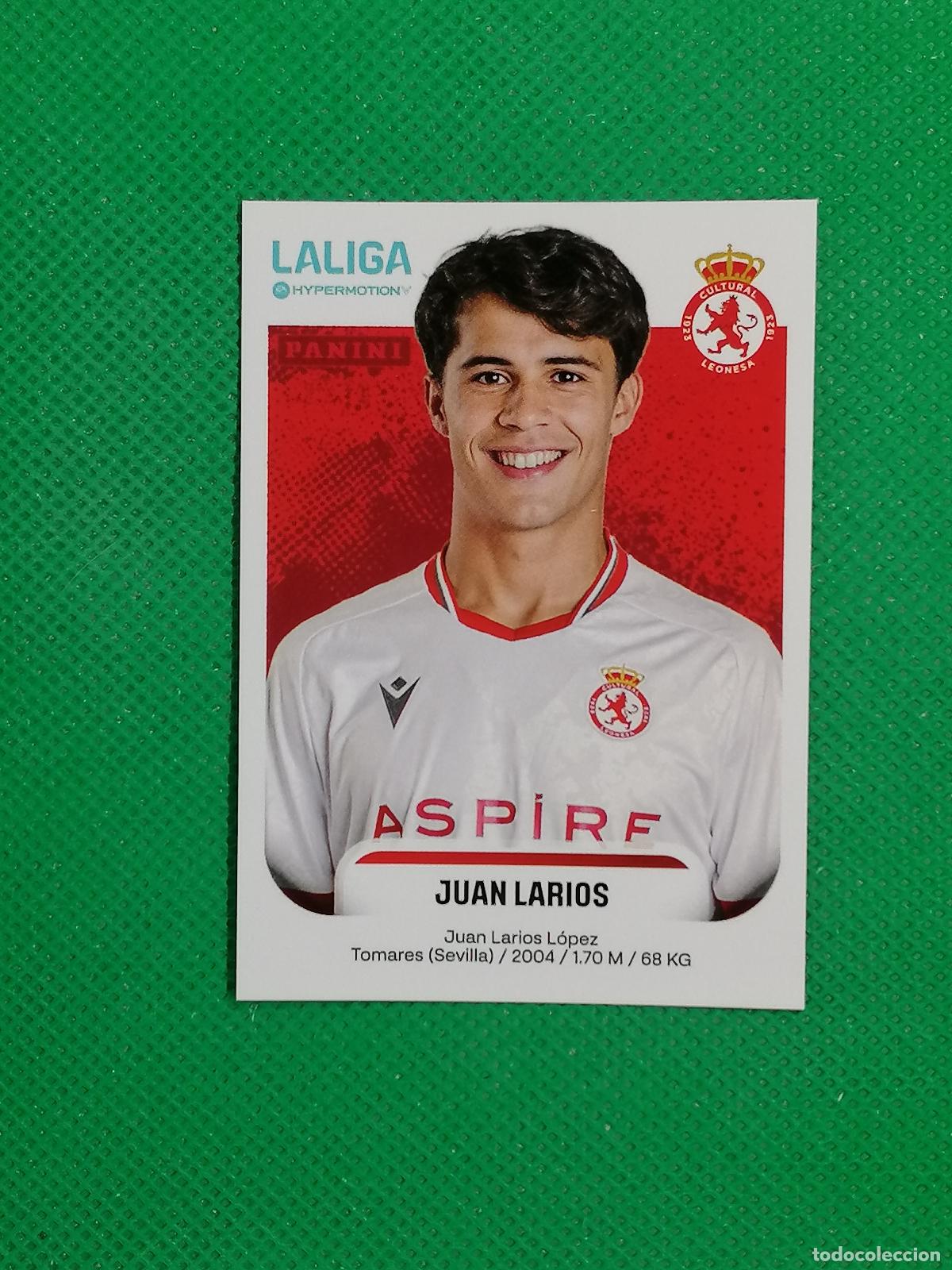 Cromos de F&uacute;tbol: 162 JUAN LARIOS CULTURAL LEONESA ⚽ PANINI LIGA HYPERMOTION 25 26 2025 2026 ⚽