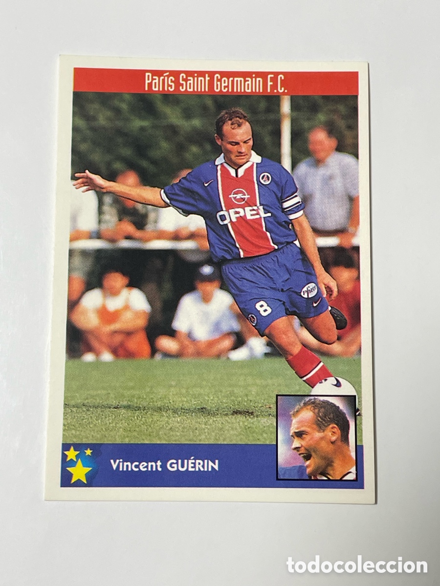 Cromos de F&uacute;tbol: Vincent Gu&eacute;rin Paris Saint Germain Panini Los mejores equipos de Europa 1997/98 #198