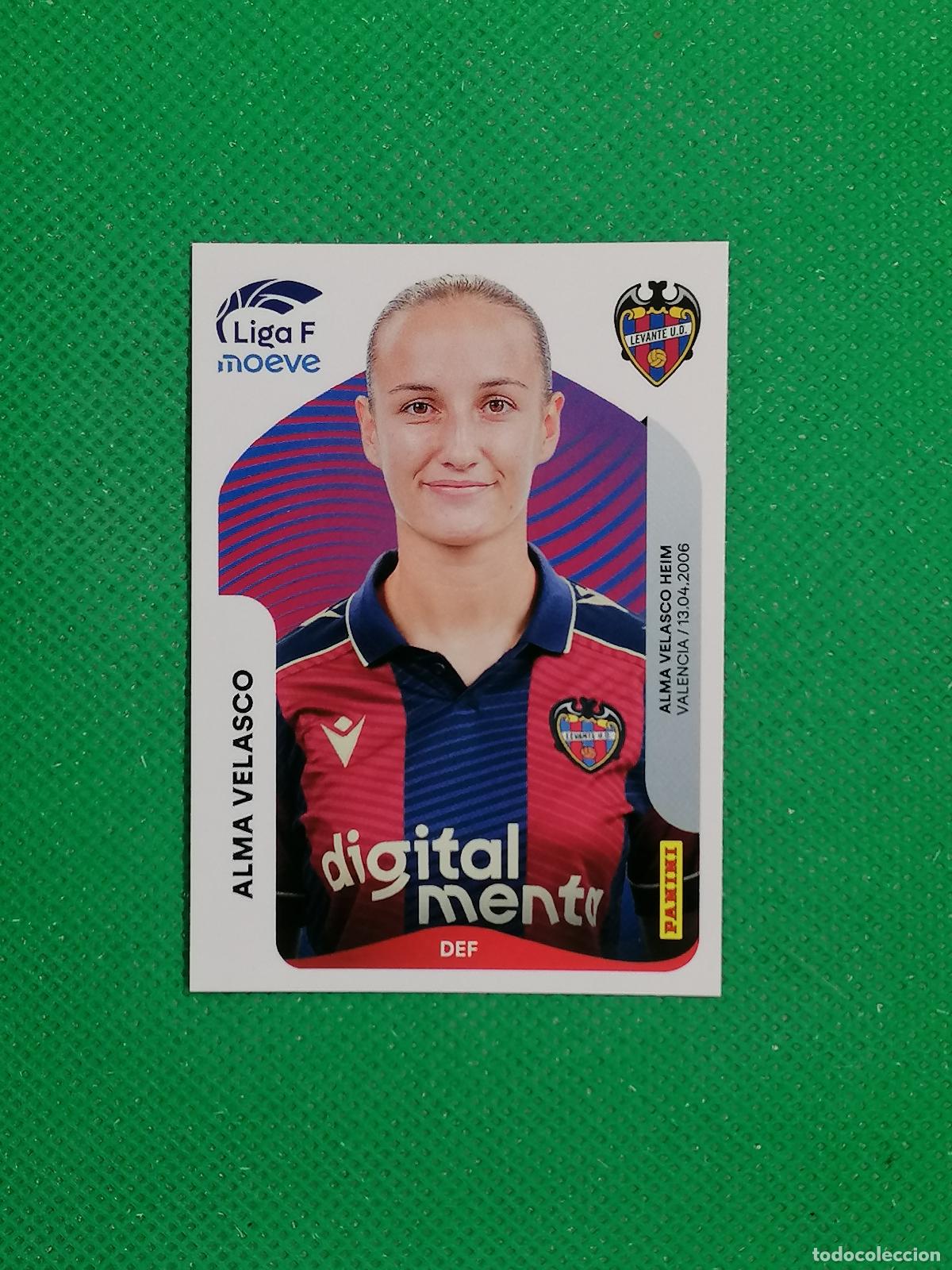 Cromos de Futebol: 229 ALMA VELASCO LEVANTE ⚽ PANINI LIGA FEMENINA F MOEVE 25 26 2025 2026 ⚽