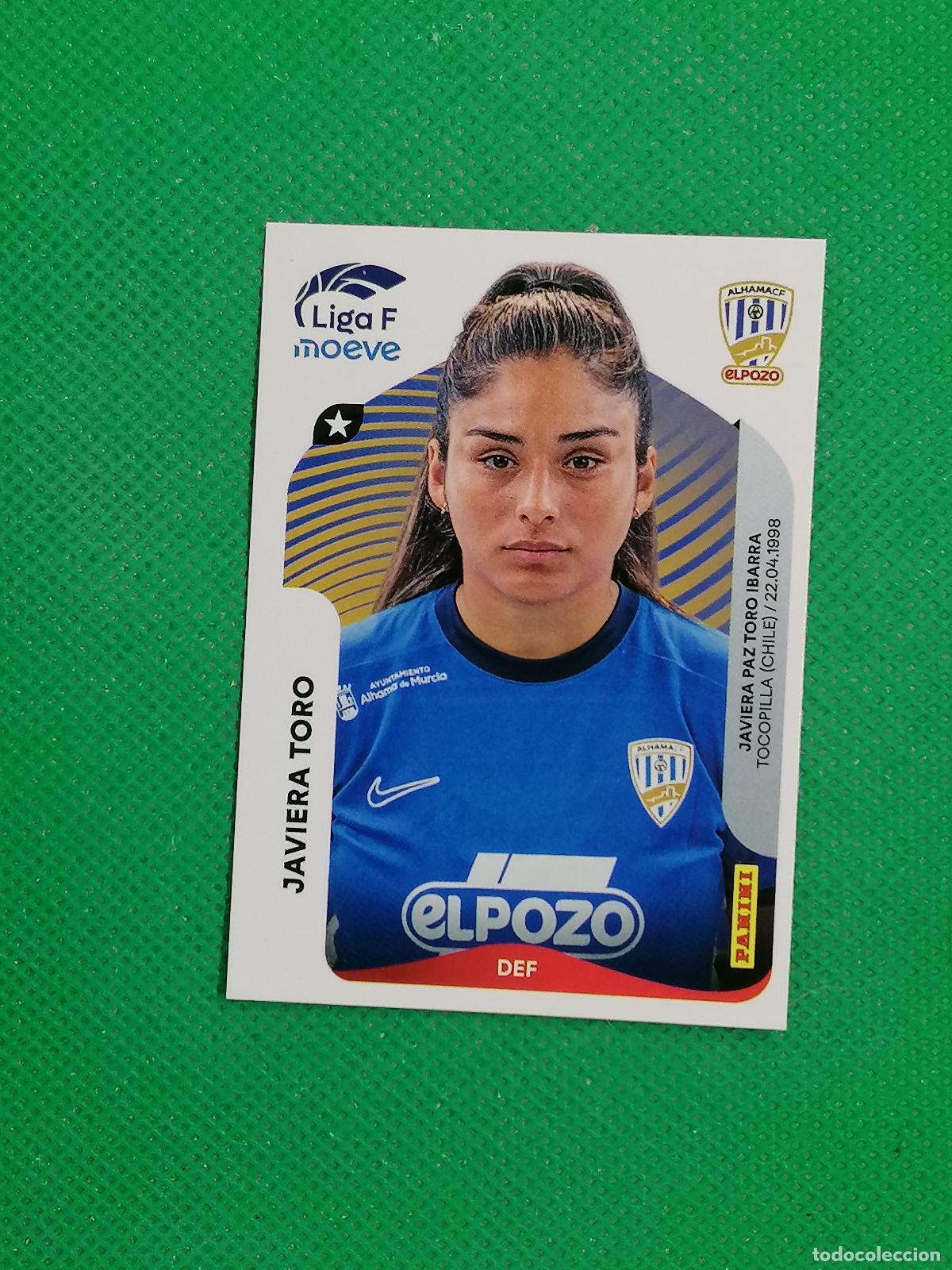 Cromos de Futebol: 12 JAVIERA TORO ALHAMA CF EL POZO ⚽ PANINI LIGA FEMENINA F MOEVE 25 26 2025 2026 ⚽