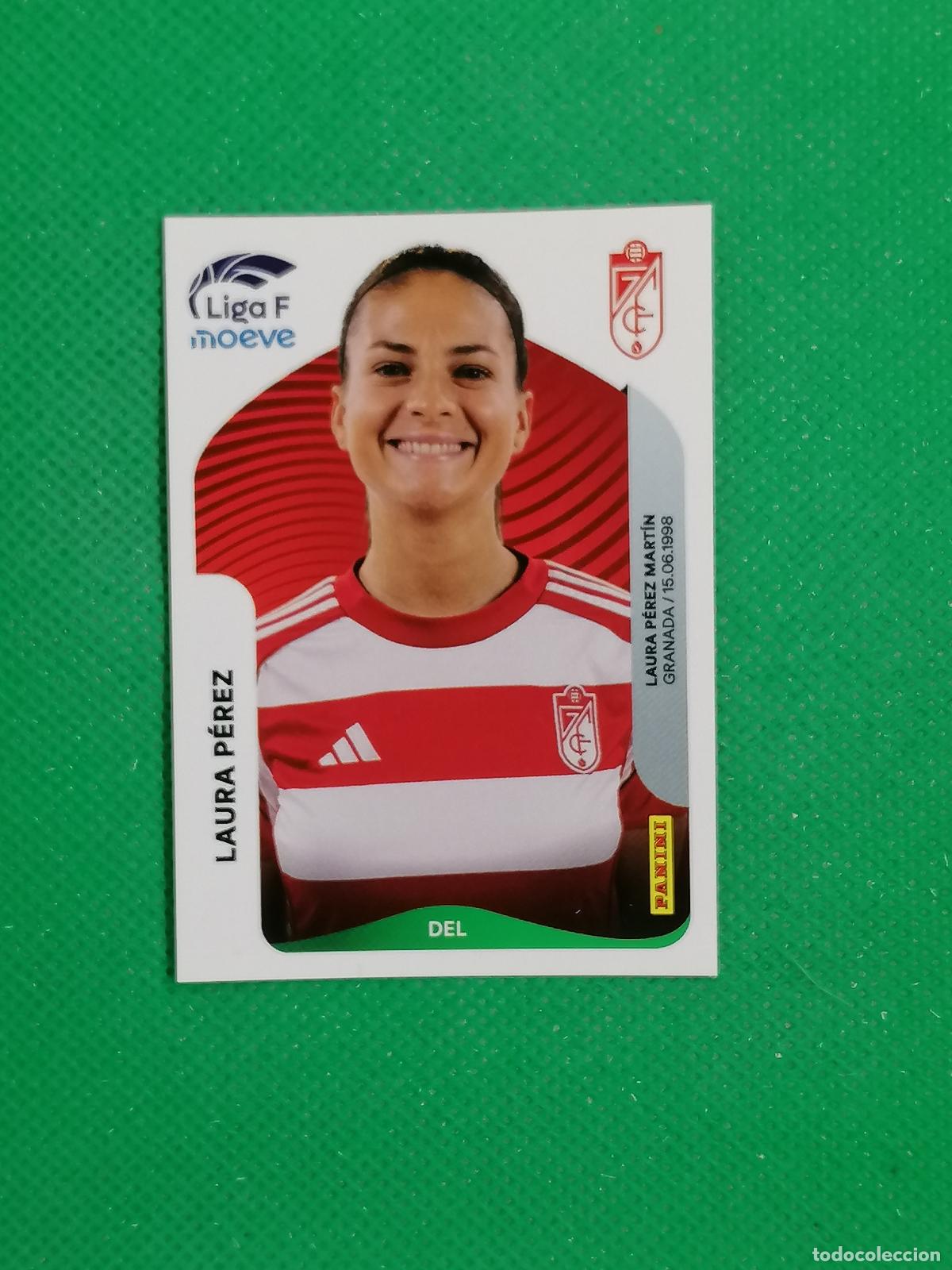 Cartes &agrave; collectionner de Football: 217 LAURA PEREZ GRANADA ⚽ PANINI LIGA FEMENINA F MOEVE 25 26 2025 2026 ⚽