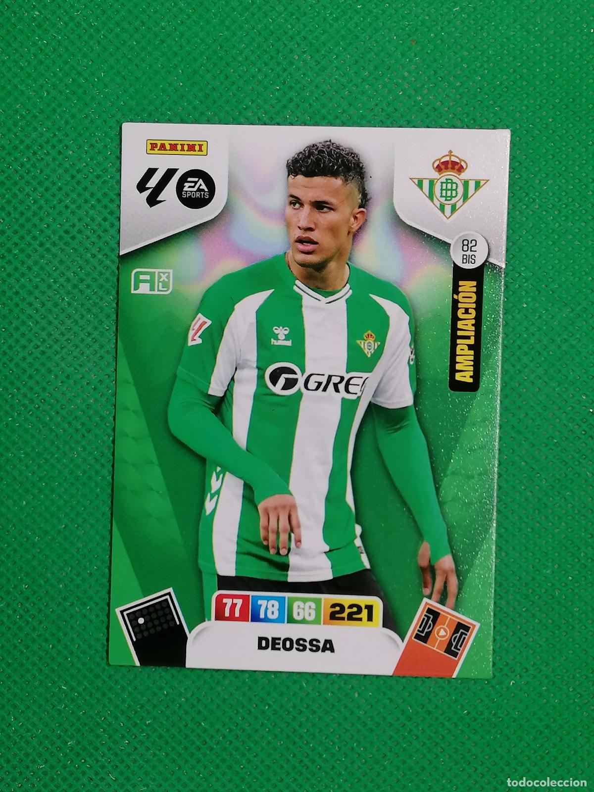 Figurine di Calcio: 82 BIS 82BIS DEOSSA BETIS AMPLIACION ⚽ LIGA ADRENALYN XL 2025 2026 25 26 ⚽