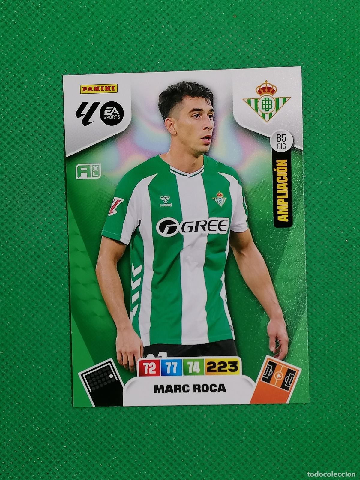 Figurine di Calcio: 85BIS 85 BIS MARC ROCA BETIS AMPLIACION ⚽ LIGA ADRENALYN XL 2025 2026 25 26 ⚽