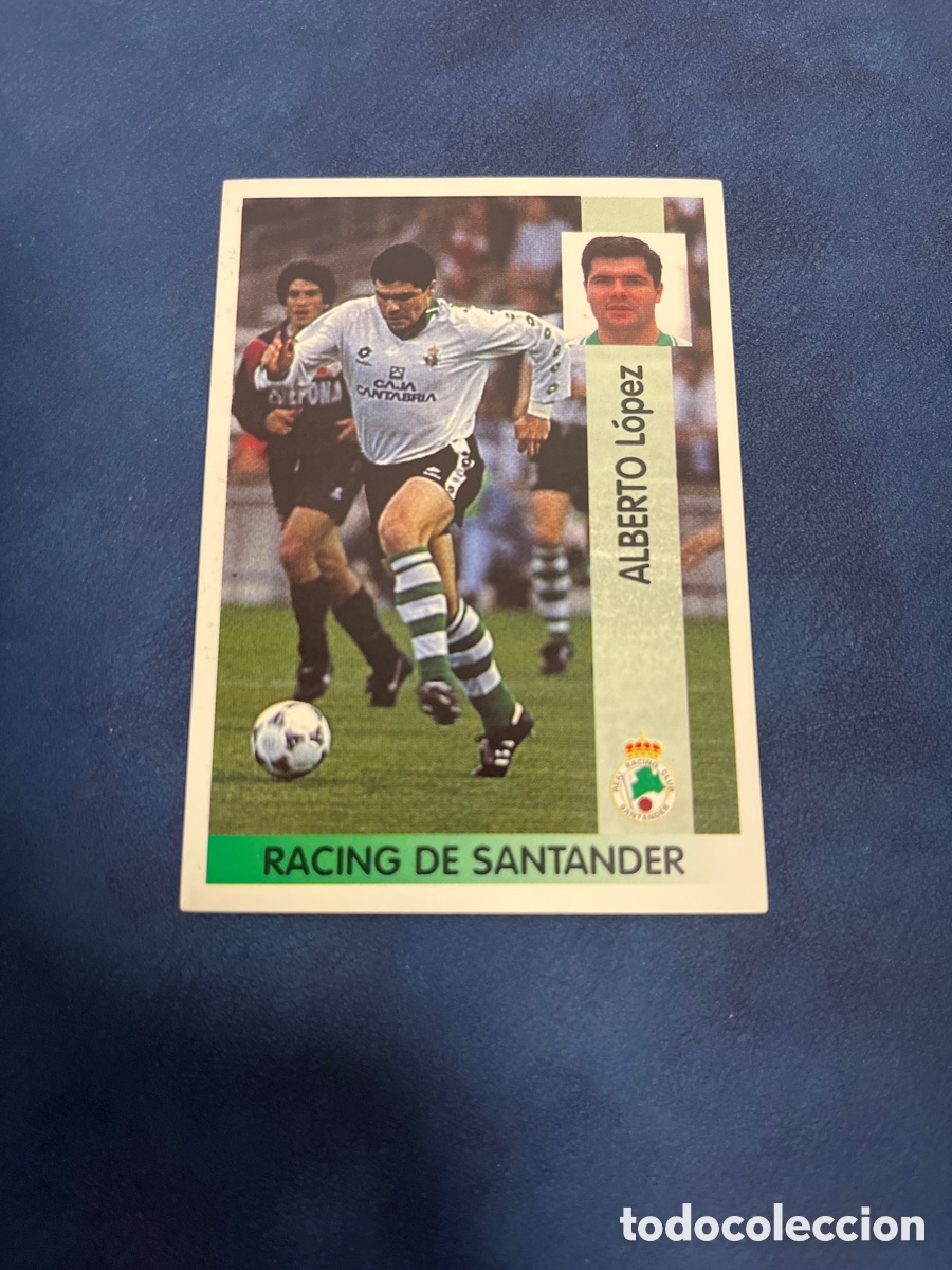 Football Stickers: ALBERTO 270 RACING DE SANTANDER 96 97 PANINI 1996 1997 NUEVO SIN PEGAR CROMO UNIFICO ENVIO