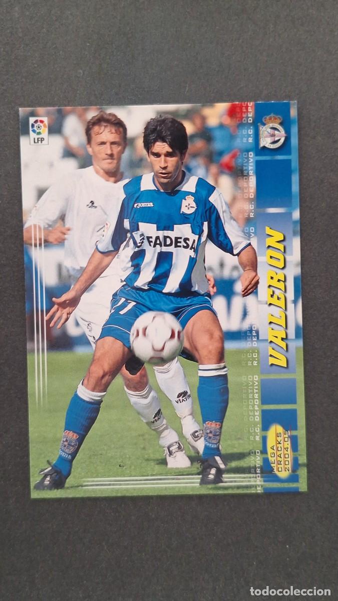 Cromos de Futebol: L2 VALERON DEPORTIVO DE LA CORU&Ntilde;A 105 PANINI MEGACRACKS 2004 2005 04 05