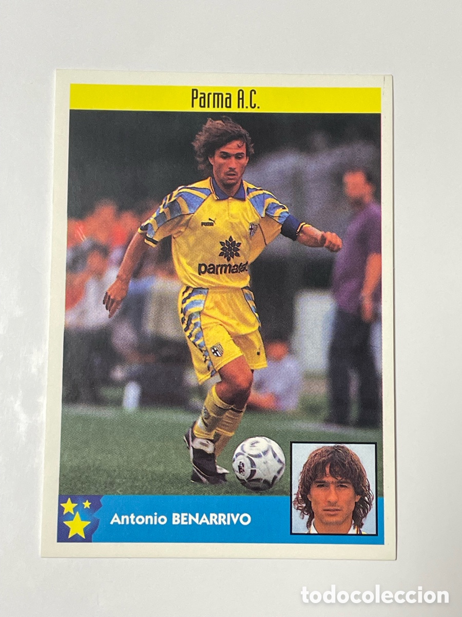 Cromos de F&uacute;tbol: Antonio Benarrivo Parma Panini Los mejores equipos de Europa 1997/98 #209
