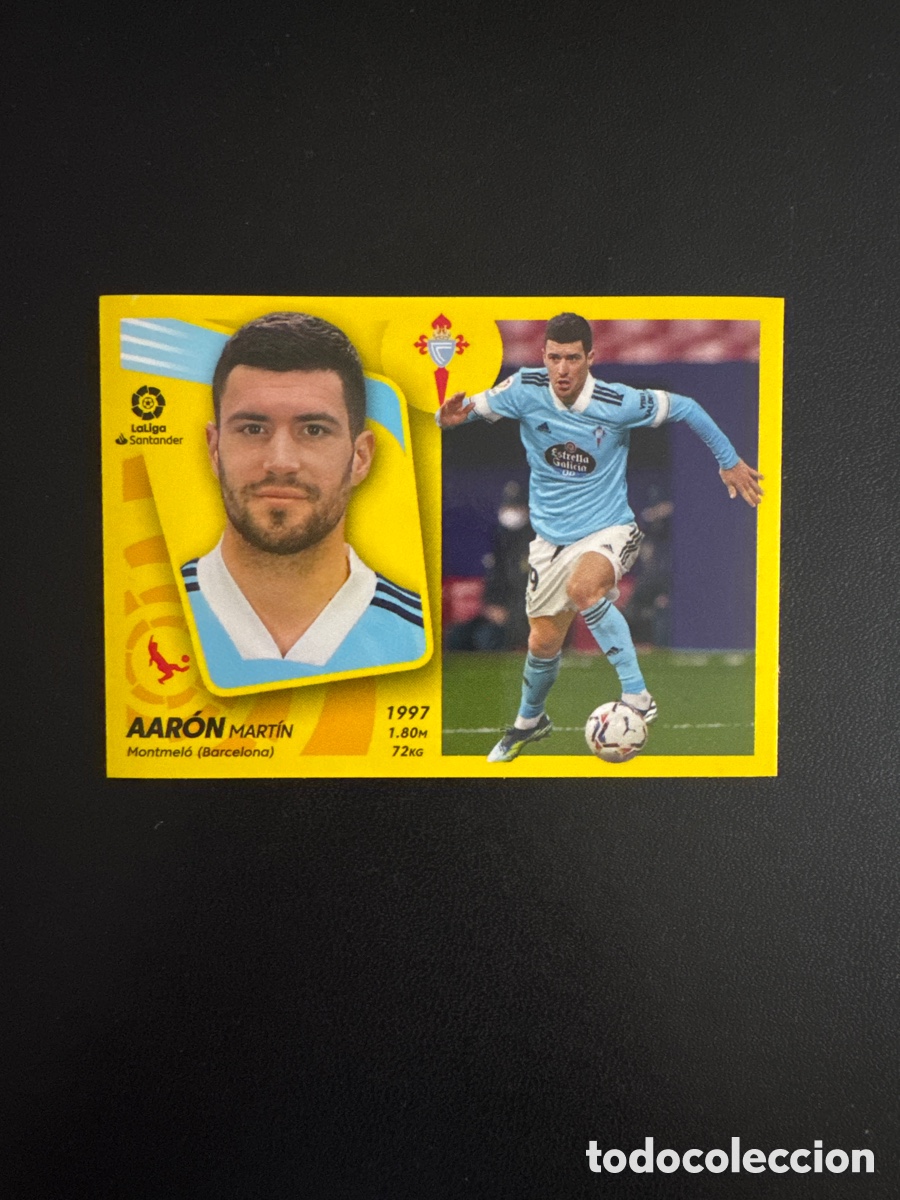 Fu&szlig;ball-Sticker: AARON CELTA DE VIGO N&Uacute;MERO 11A LIGA ESTE 2021 2022