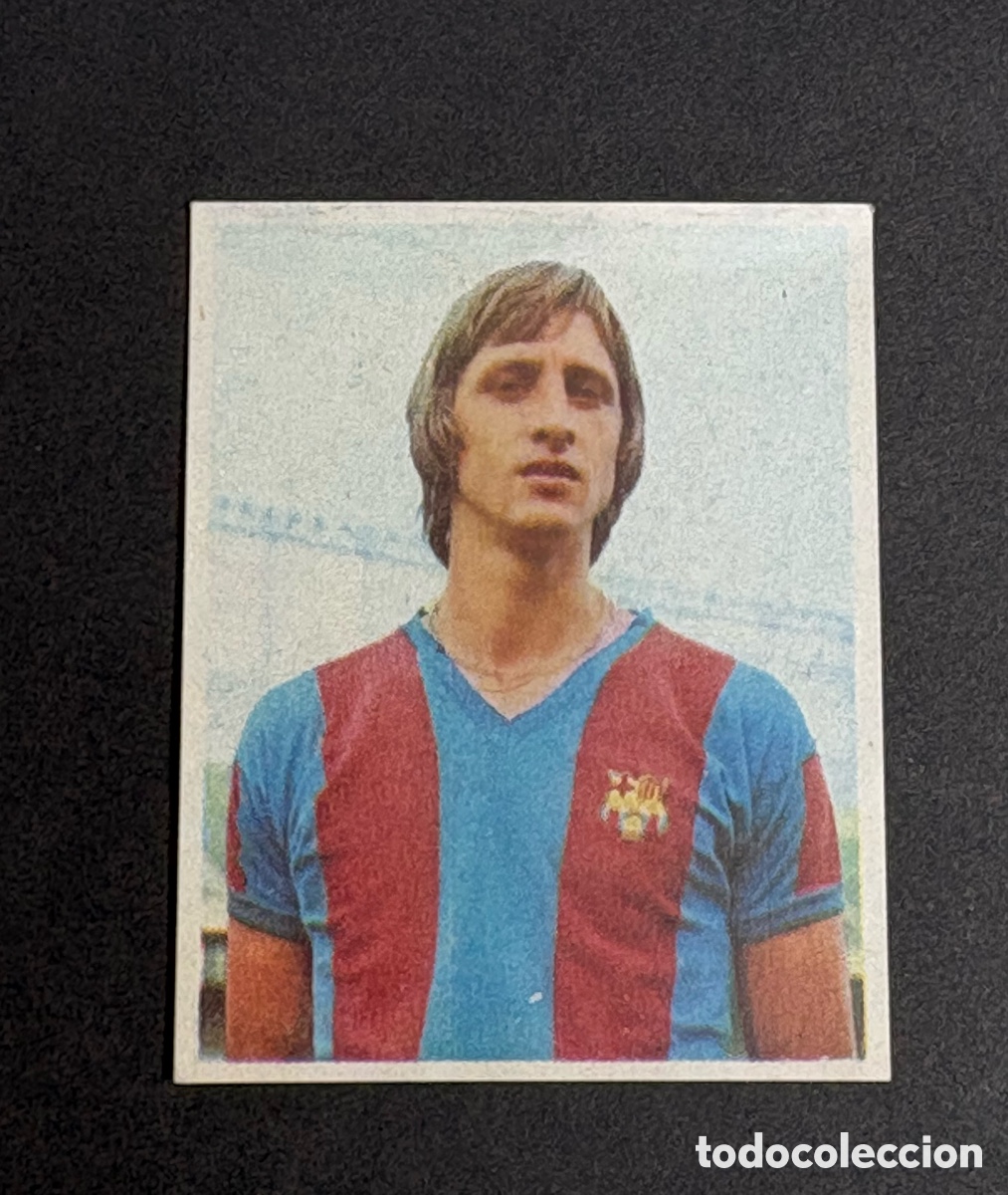 Cromos de F&uacute;tbol: CROMO JOHAN CRUYFF 11 A&Ntilde;O 1974 LIGA BARCELONA XIBECA DAMM