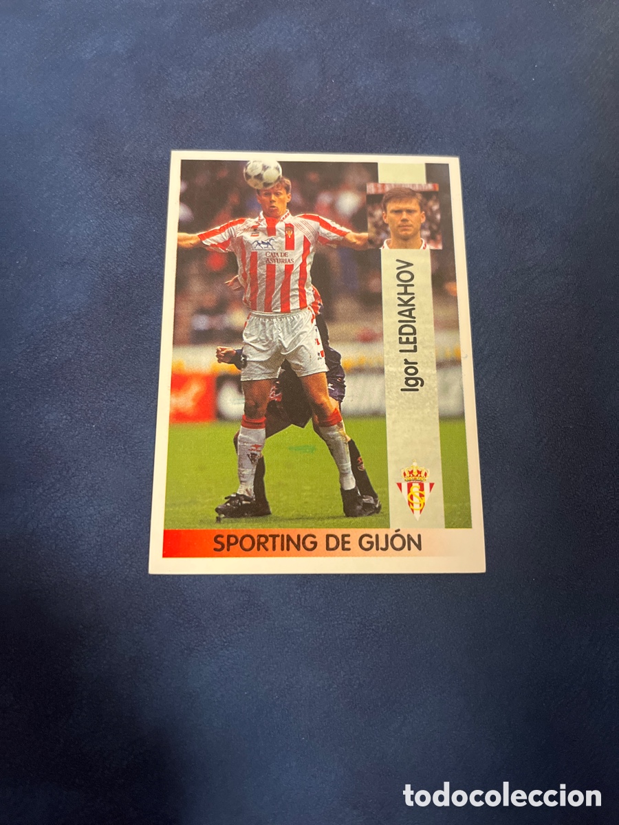 Cromos de F&uacute;tbol: LEDIAKHOV 284 SPORTING DE GIJON 96 97 PANINI 1996 1997 NUEVO SIN PEGAR CROMO UNIFICO ENVIO