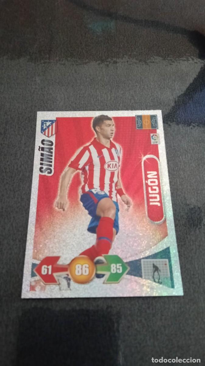 Cromos de F&uacute;tbol: Adrenalyn 09 10 2009 2010 Simao Jugon Brillantina Fina