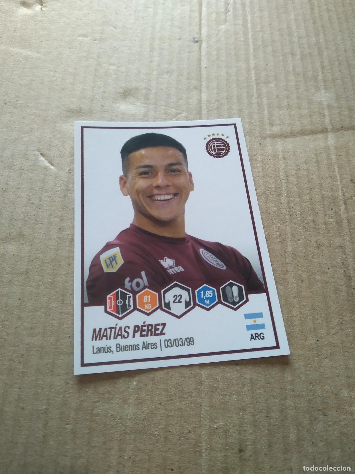 Cromos de F&uacute;tbol: 264 MATIAS PEREZ LANUS CROMO FUTBOL ARGENTINO PANINI LIGA ARGENTINA 2022