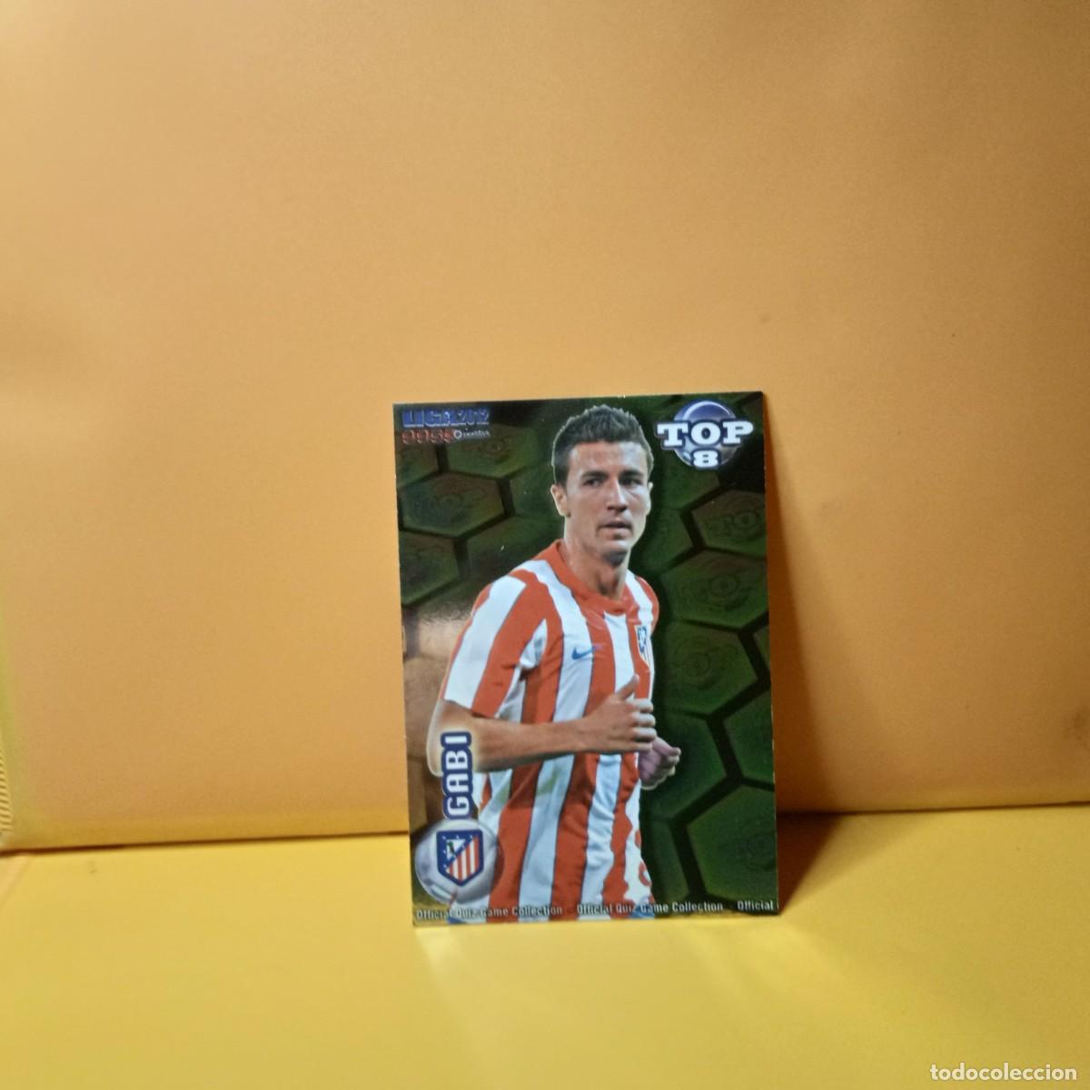 Cartes &agrave; collectionner de Football: MUNDICROMO 2011 2012 11 12 BRILLO LISO DORADO, AMARILLO TOP R.C.D ATL&Eacute;TICO DE MADRID GABI 611