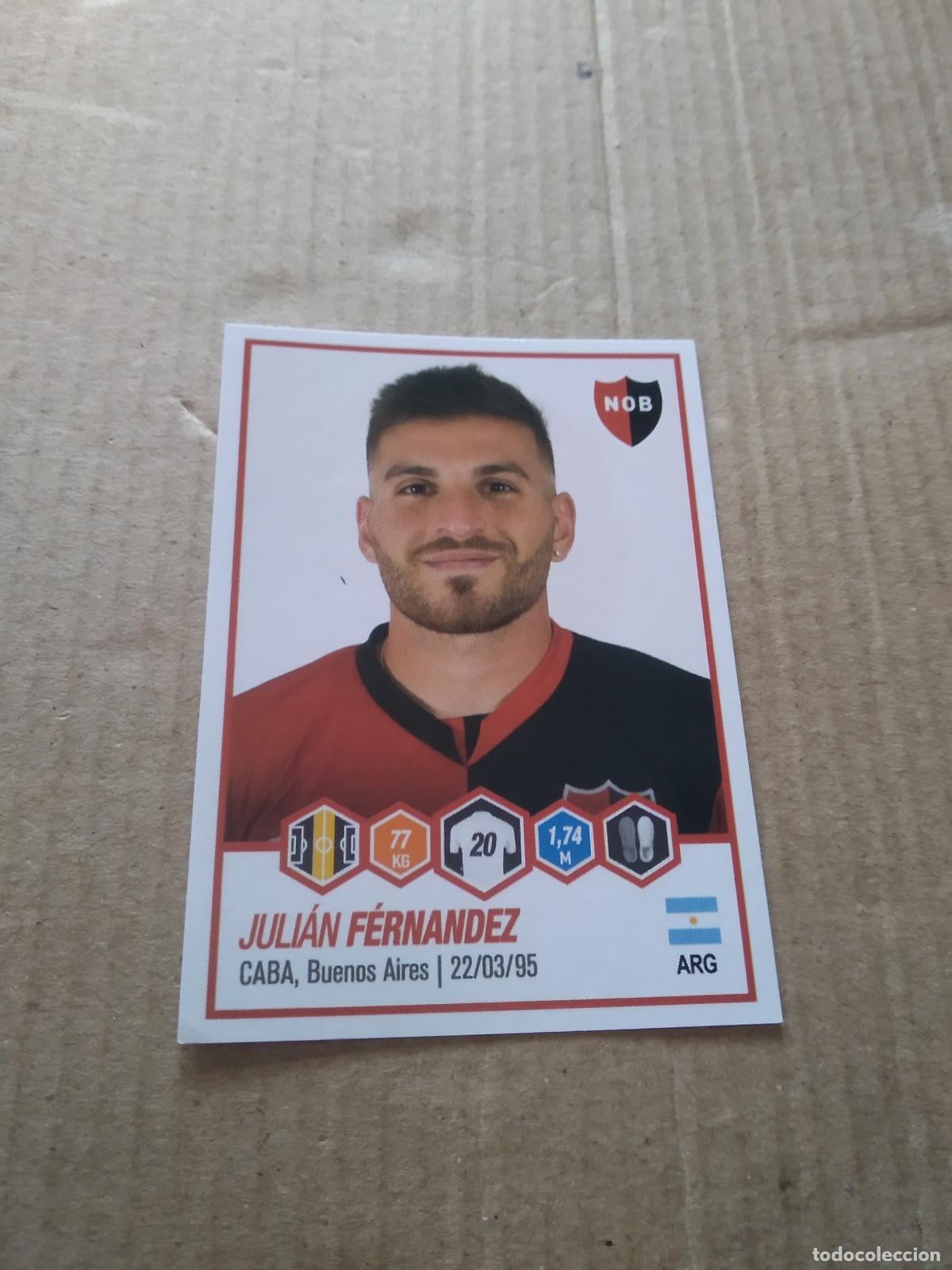 Cartes &agrave; collectionner de Football: 287 JULIAN FERNANDEZ NEWELL'S CROMO FUTBOL ARGENTINO PANINI LIGA ARGENTINA 2022