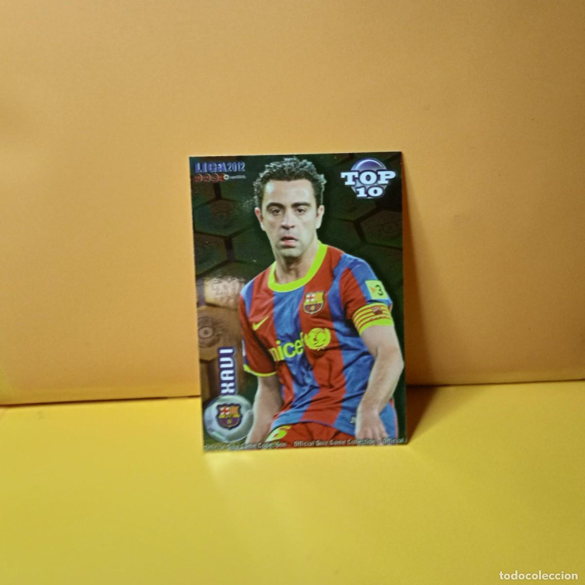 Cartes &agrave; collectionner de Football: MUNDICROMO 2011 2012 11 12 BRILLO LISO DORADO, AMARILLO TOP F.C BARCELONA XAVI 613
