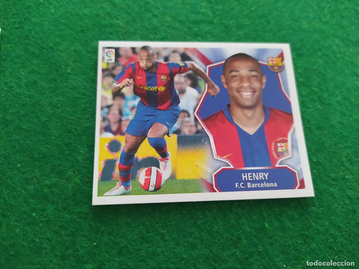 Figurine di Calcio: Liga este 2008 2009 08 09 nuevo sin pegar - FC BARCELONA - HENRY