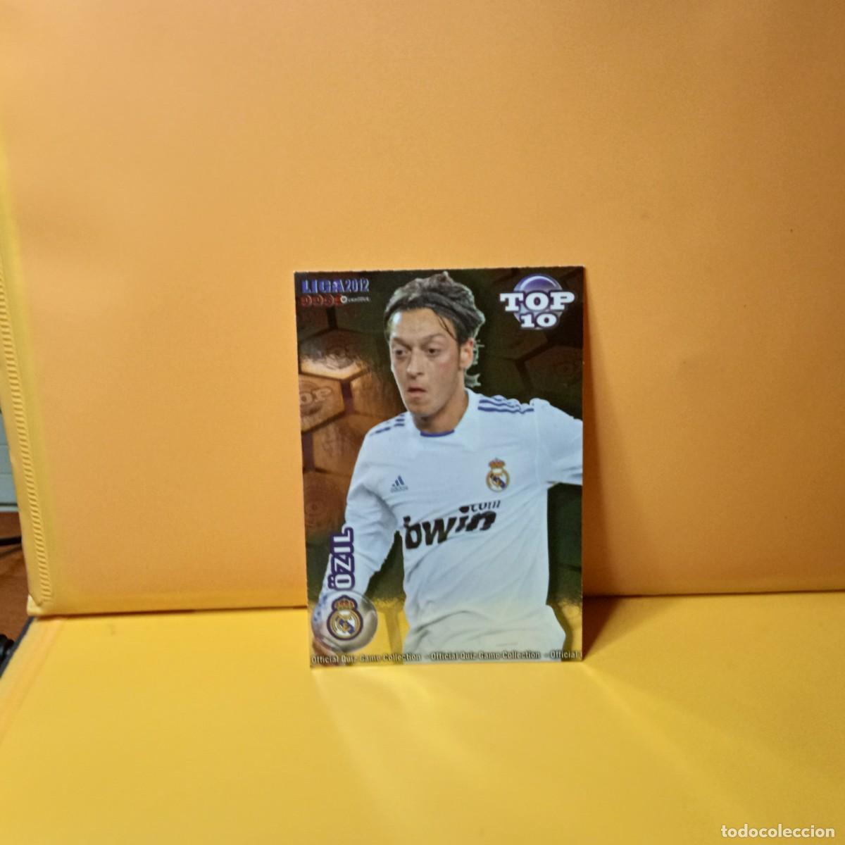 Football Stickers: MUNDICROMO 2011 2012 11 12 BRILLO LISO DORADO, AMARILLO TOP REAL MADRID &Ouml;ZIL 614