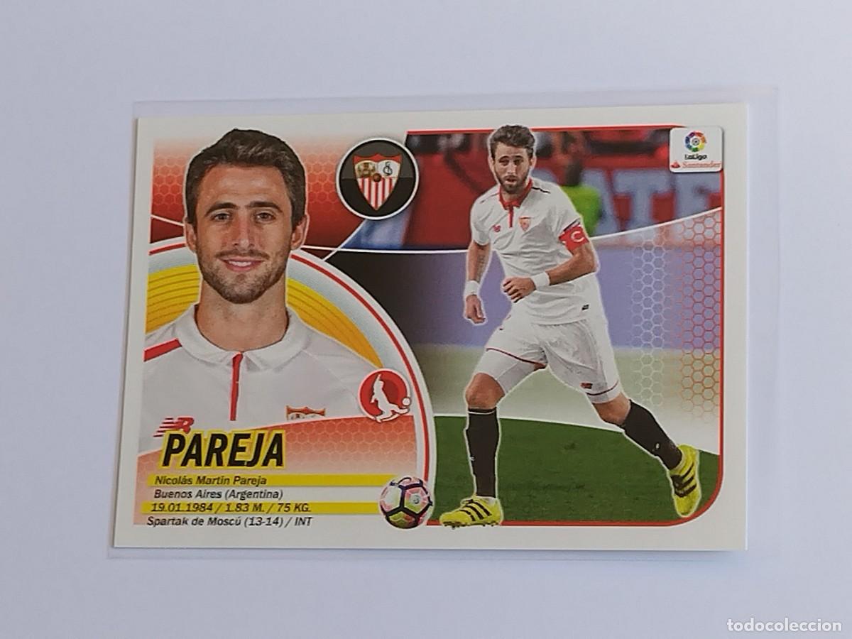 Fu&szlig;ball-Sticker: PAREJA COLOCA N&ordm; 5 BIS SEVILLA FC - PANINI EDICIONES ESTE LA LIGA SANTANDER 2016 2017 16 17