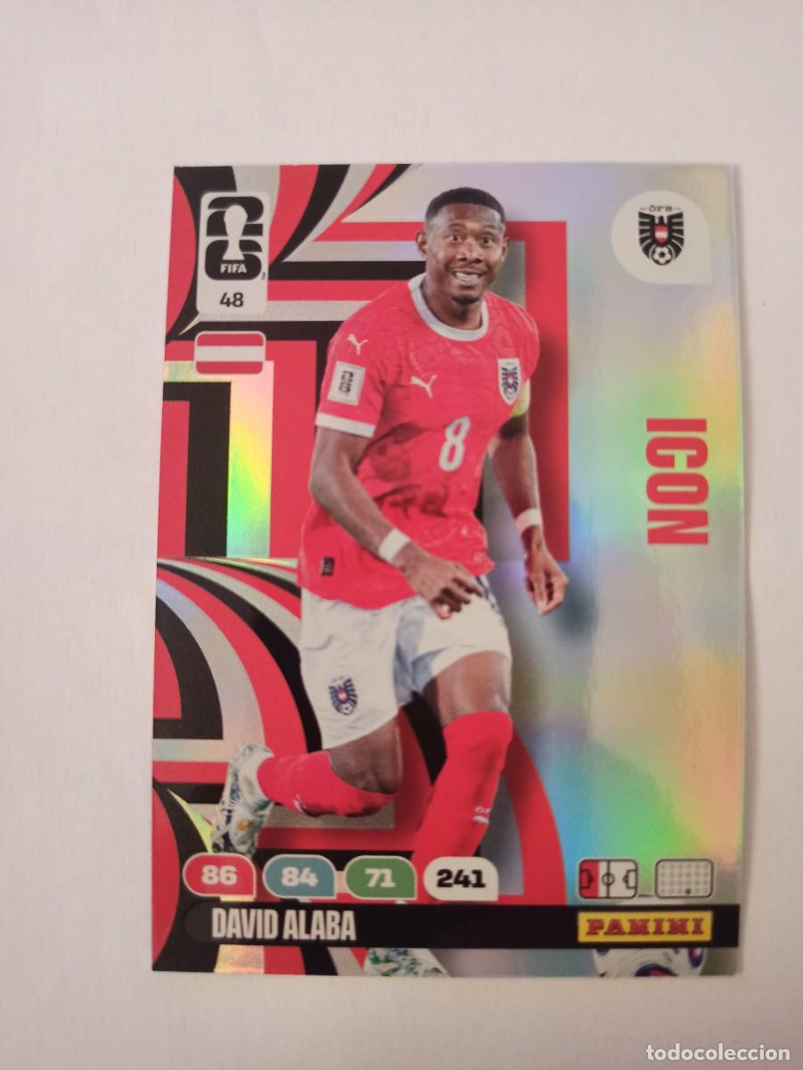 Cartes &agrave; collectionner de Football: Alaba n&deg; 48 - Austria - ADRENALYN FIFA WORLD CUP 2026