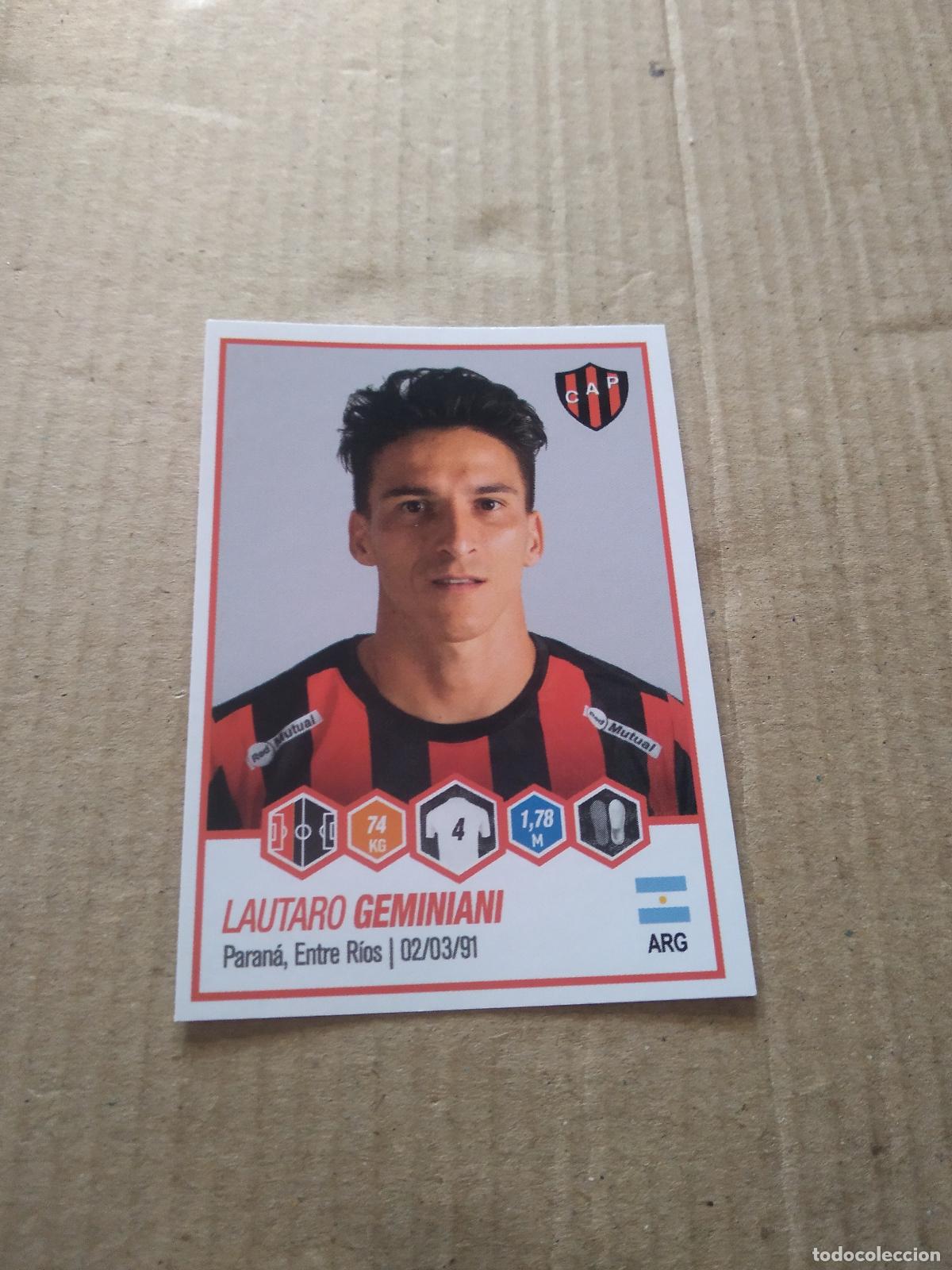Cartes &agrave; collectionner de Football: 299 LAUTARO GEMINIANI PATRONATO CROMO FUTBOL ARGENTINO PANINI LIGA ARGENTINA 2022