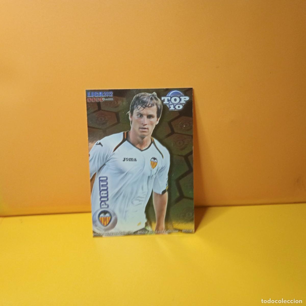Cartes &agrave; collectionner de Football: MUNDICROMO 2011 2012 11 12 BRILLO LISO DORADO, AMARILLO TOP VALENCIA C.F PIATTI 615