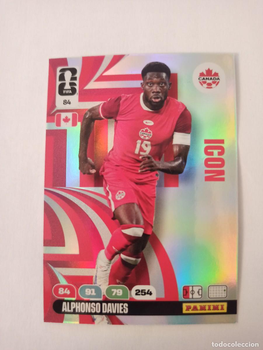 Cartes &agrave; collectionner de Football: Alphonso Davies n&deg; 84 - Canada - ADRENALYN FIFA WORLD CUP 2026