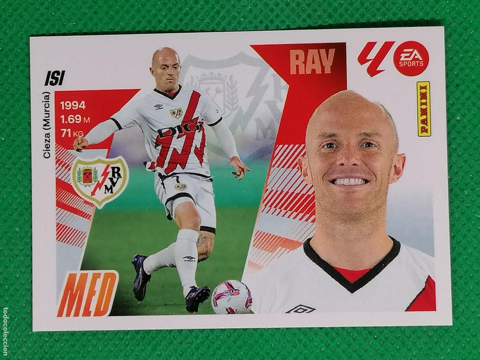 Cromos de F&uacute;tbol: 14 ISI RAYO VALLECANO ⚽ PANINI LIGA ESTE 25 26 2025 2026 ⚽