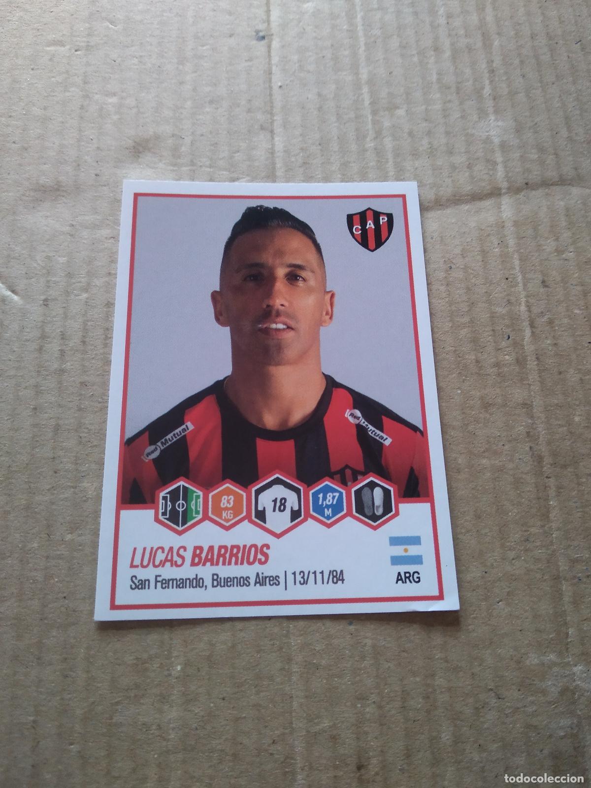 Cromos de F&uacute;tbol: 308 LUCAS BARRIOS PATRONATO CROMO FUTBOL ARGENTINO PANINI LIGA ARGENTINA 2022