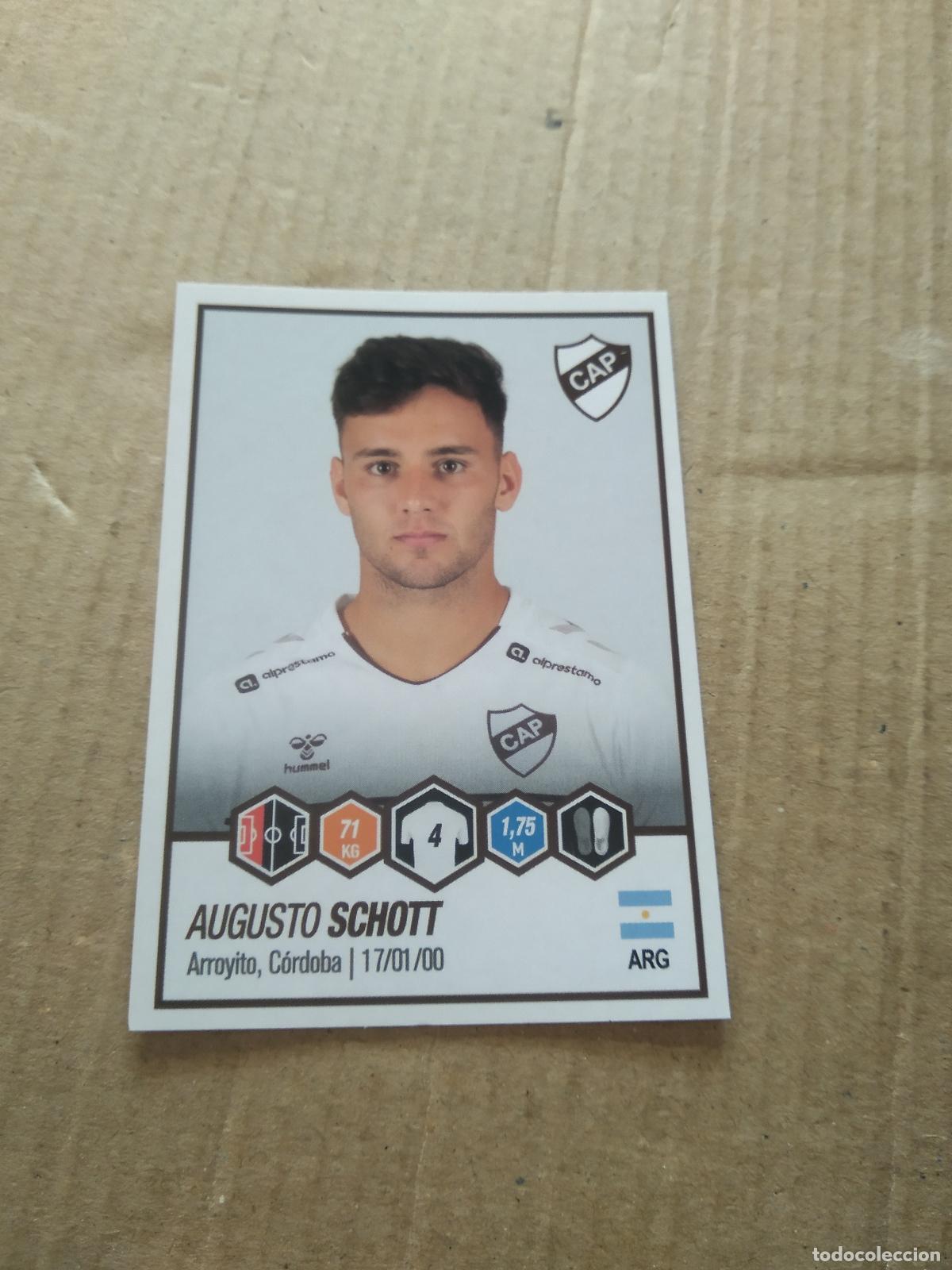 Cromos de F&uacute;tbol: 315 AUGUSTO SCHOTT PLATENSE CROMO FUTBOL ARGENTINO PANINI LIGA ARGENTINA 2022