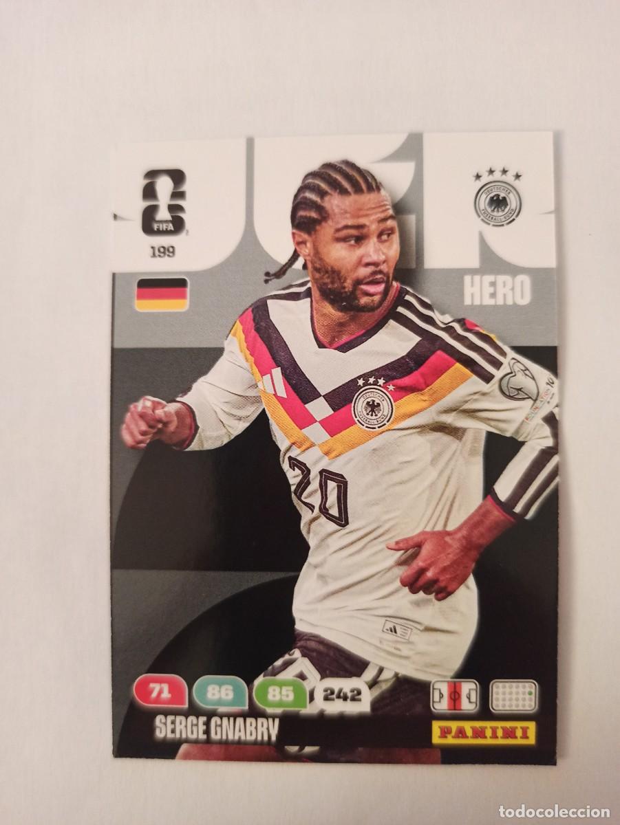 Cromos de F&uacute;tbol: Gnabry n&deg; 199 - Alemania - ADRENALYN FIFA WORLD CUP 2026