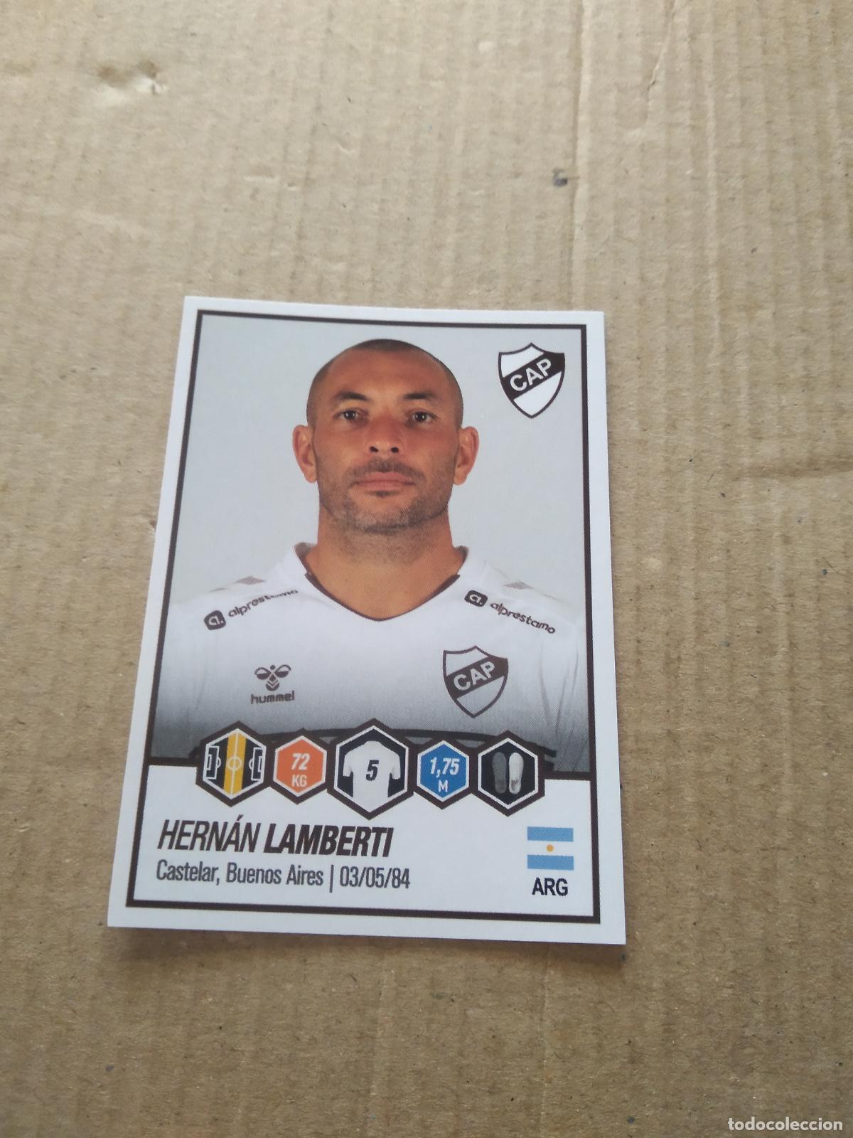 Cromos de F&uacute;tbol: 318 HERNAN LAMBERTI PLATENSE CROMO FUTBOL ARGENTINO PANINI LIGA ARGENTINA 2022