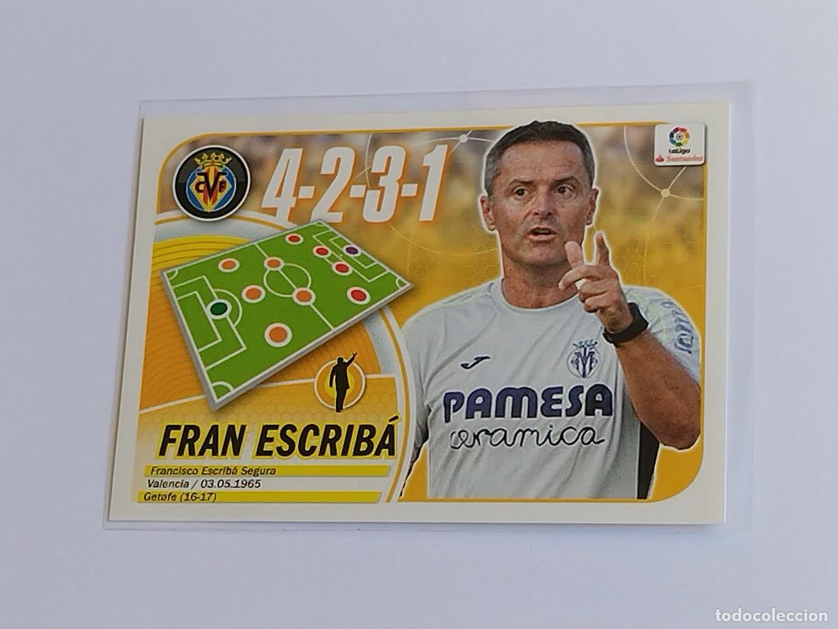 Cromos de F&uacute;tbol: FRAN ESCRIB&Aacute; N&ordm; 40 BIS VILLARREAL CF - PANINI EDICIONES ESTE LA LIGA SANTANDER 2016 2017 16 17